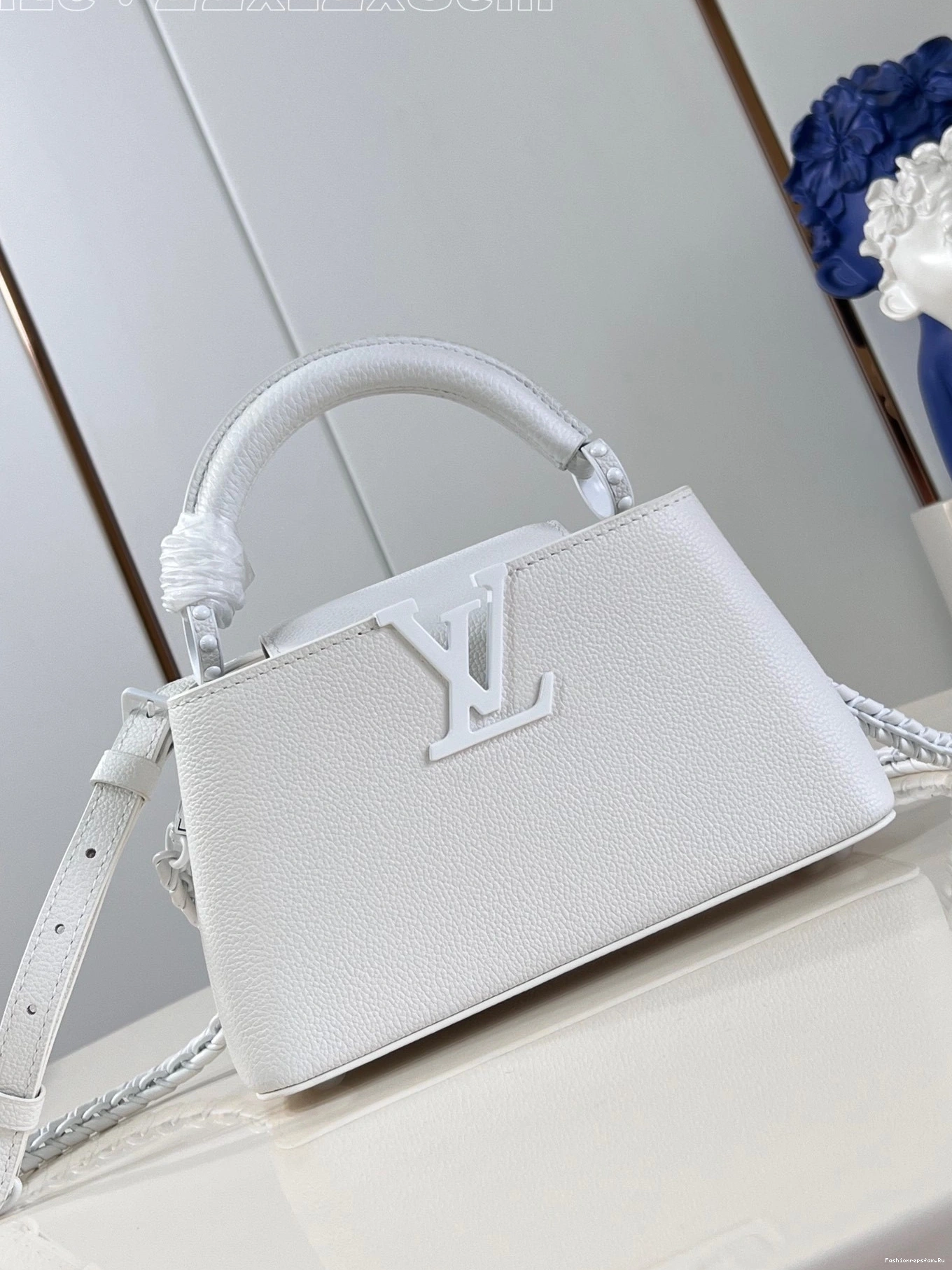 FS CHEAP CAPUCINES VUITTON MINI-22*12*8CM LOUIS 0801